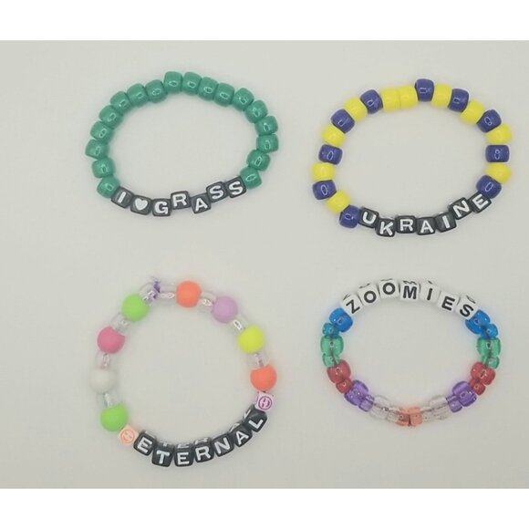 Phrases Statements Beaded Bracelet SELECT 4 - Picture 5 of 12